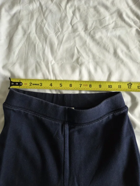 J Crew Crewcuts Girls Navy Leggings Size 12 - Picture 6 of 6